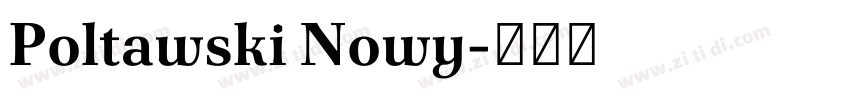 Poltawski Nowy字体转换